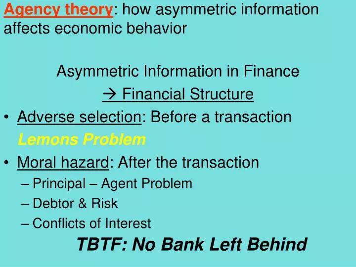 Asymmetric information financial markets Asymmetric information financial markets opkald leah green xforex forex