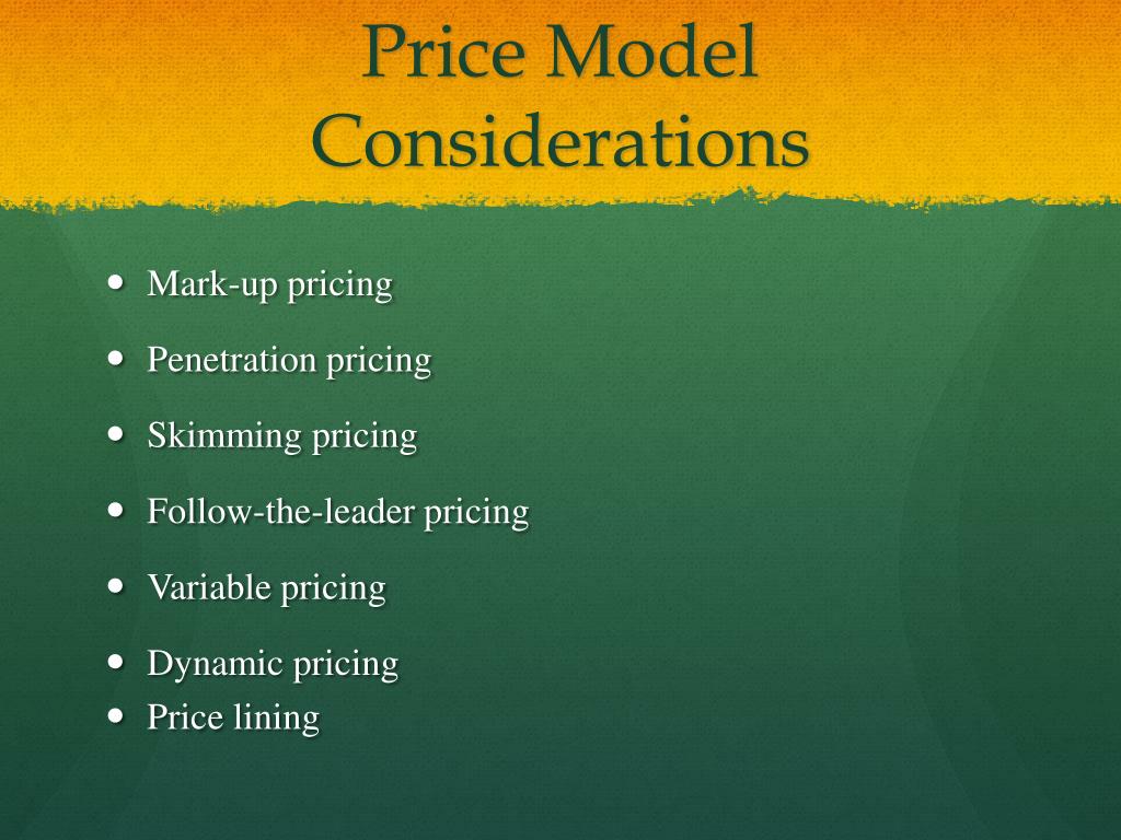 Model Consideration PPT - Food Truck Financial and Pricing Strategy for Sustainable Growth ...