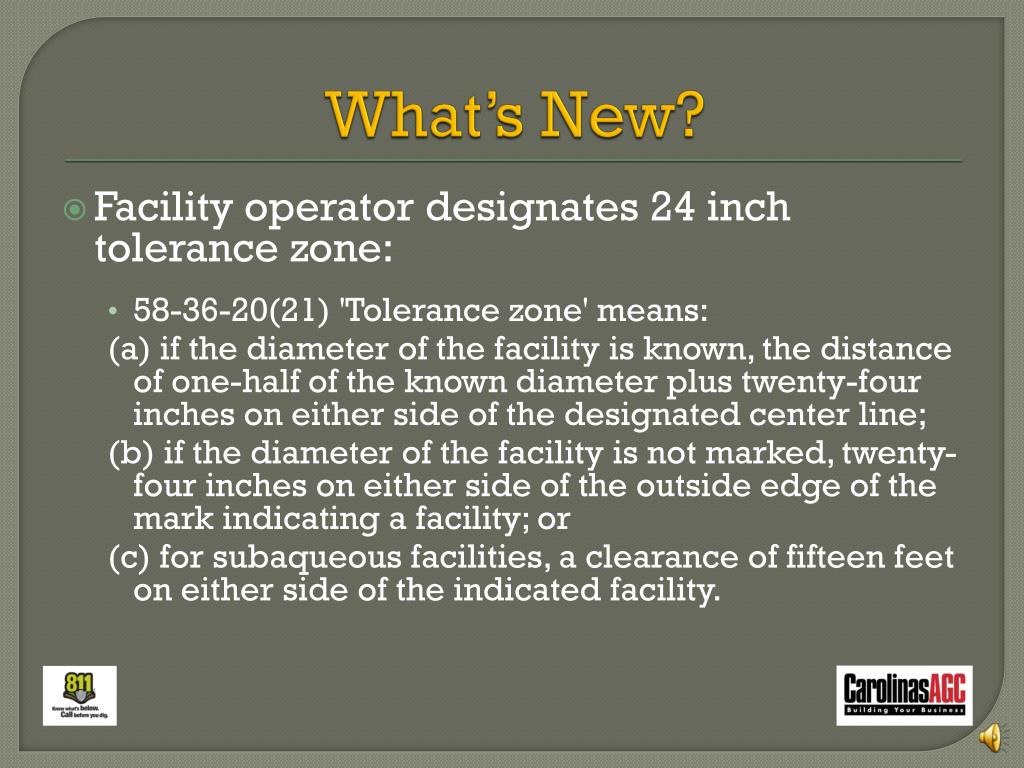 PPT South Carolina Underground Utility Safety & Damage Prevention Act PowerPoint Presentation