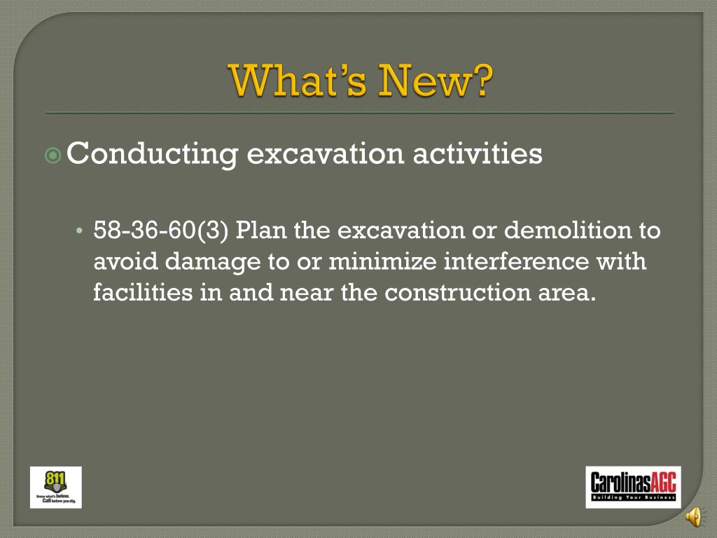 PPT South Carolina Underground Utility Safety & Damage Prevention Act PowerPoint Presentation