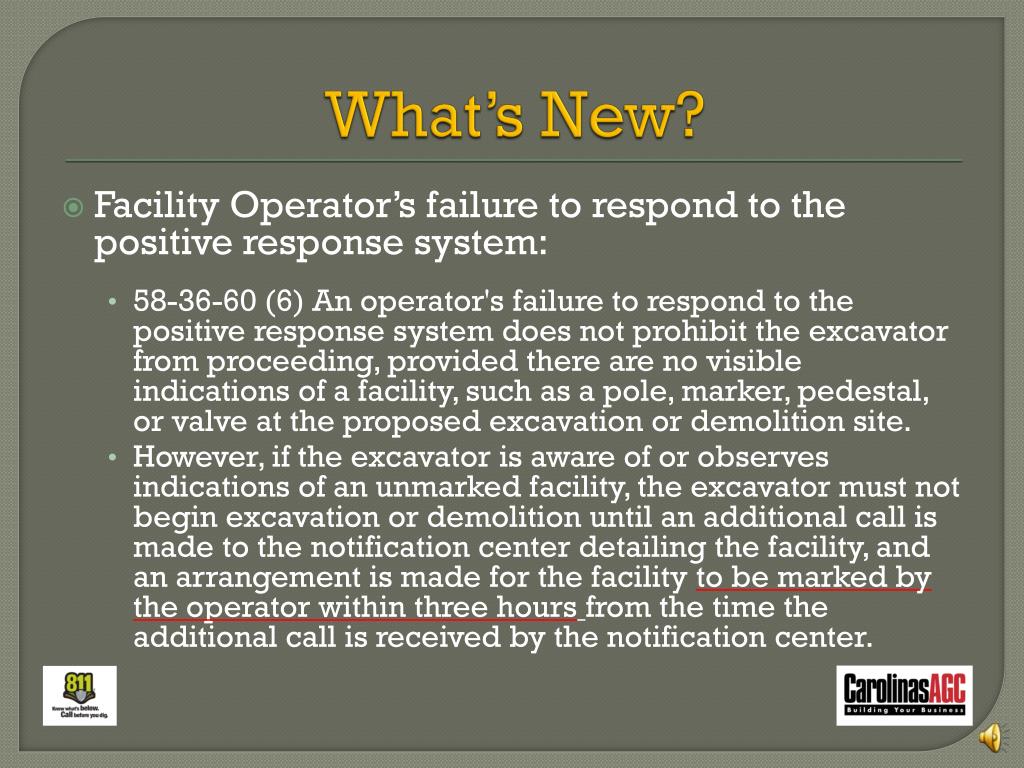 PPT South Carolina Underground Utility Safety & Damage Prevention Act PowerPoint Presentation