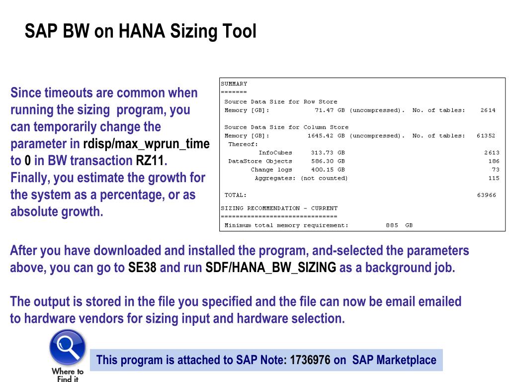 PPT - Introduction Sizing Your HANA System HANA Hardware Options Pre ...