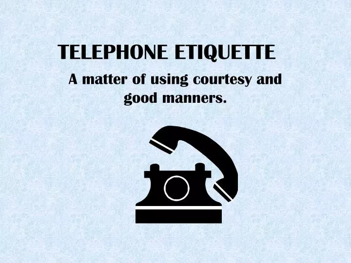 telephone etiquette dos and donts clipart school