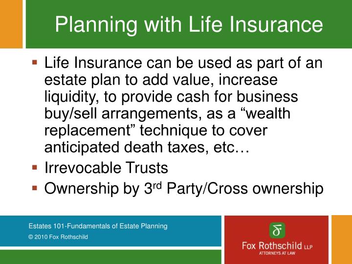 PPT Estates 101 Fundamentals of Estate Planning