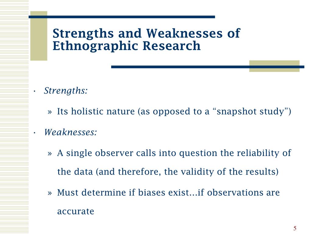 limitations of ethnographic research
