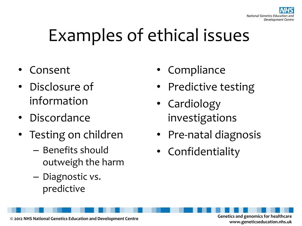 examples of research ethical issues