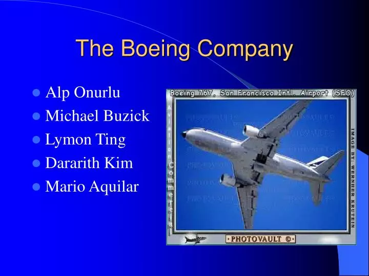 PPT - The Boeing Company PowerPoint Presentation, free download - ID:1791287