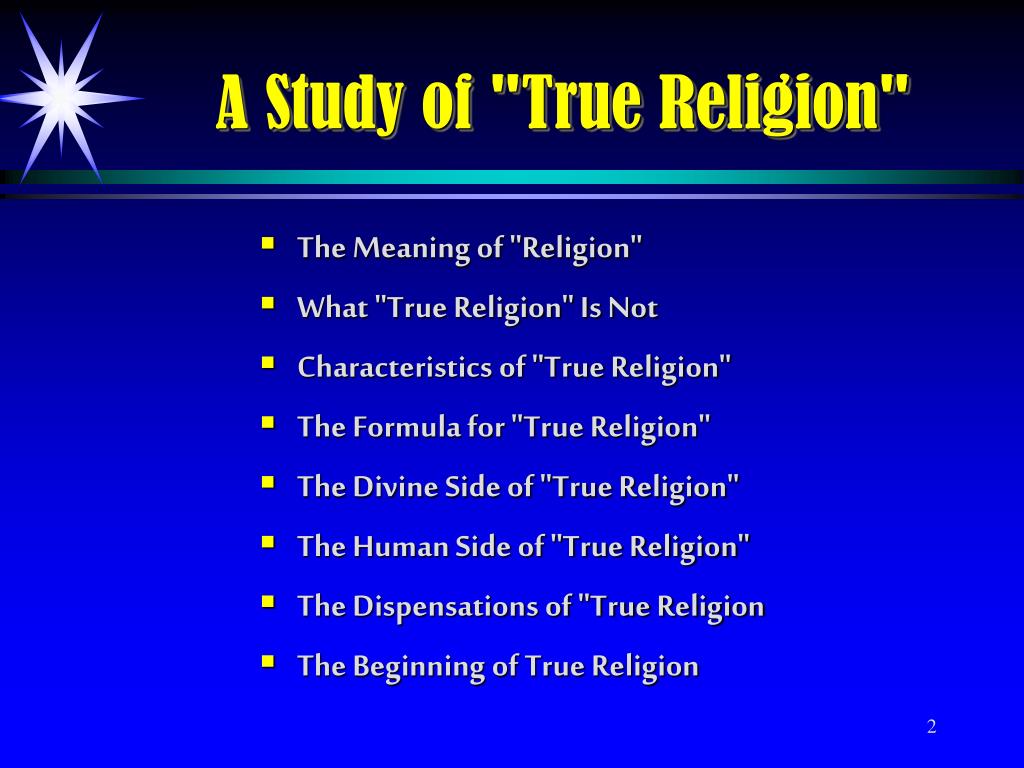 meaning of true religion