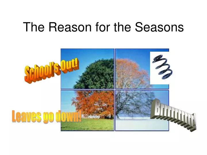 the reason for the seasons n.