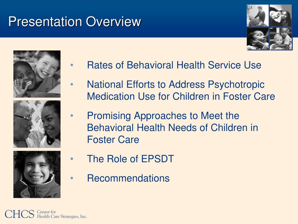 PPT - Improving Behavioral Health Care for Children in Foster Care ...