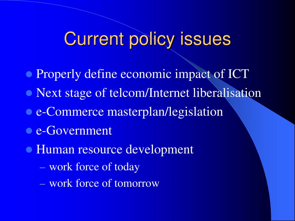 PPT Towards a National ICT Strategy PowerPoint Presentation, free