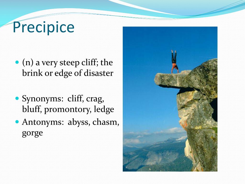 promontory Examples: Synonyms: Antonyms: - ppt download