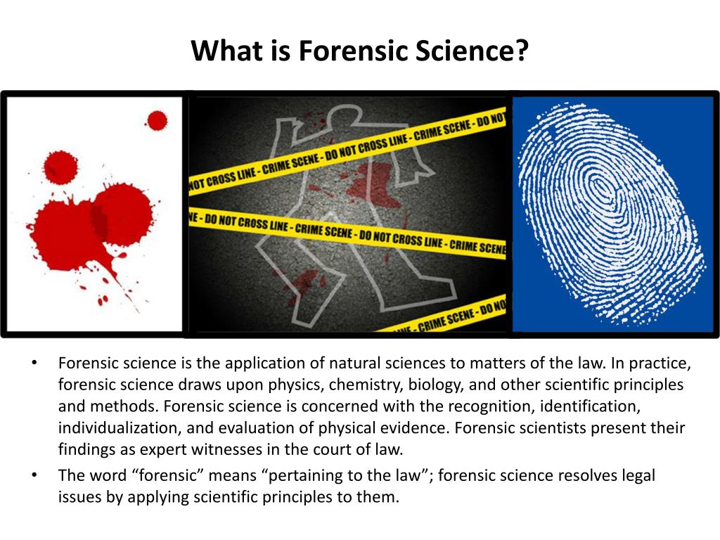 Ppt Forensic Science Powerpoint Presentation Free Download Id1794348