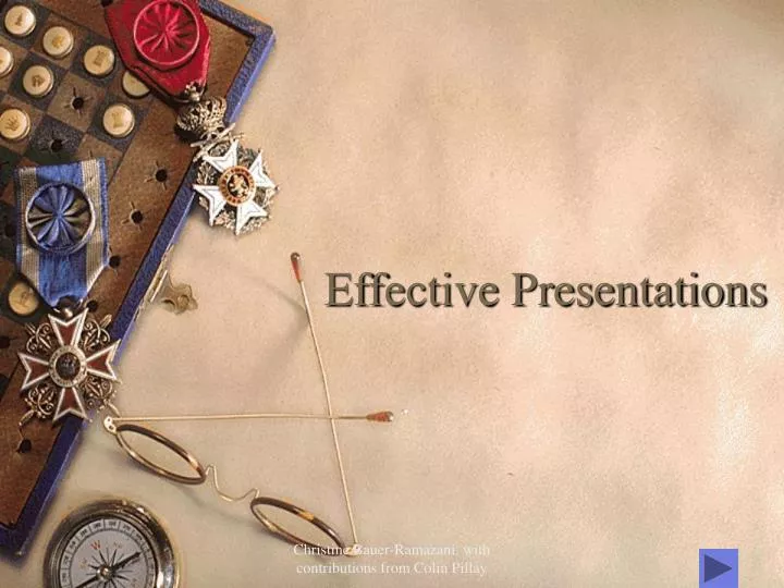 effective presentations n.