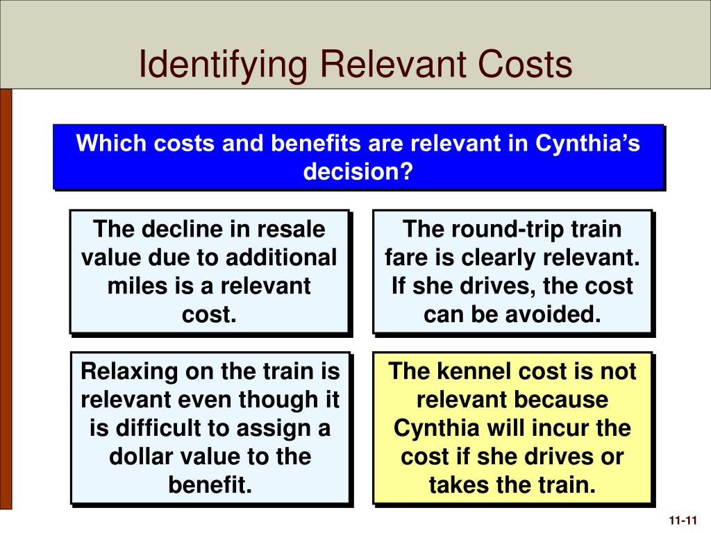 PPT Relevant Costs for Decision Making PowerPoint Presentation, free