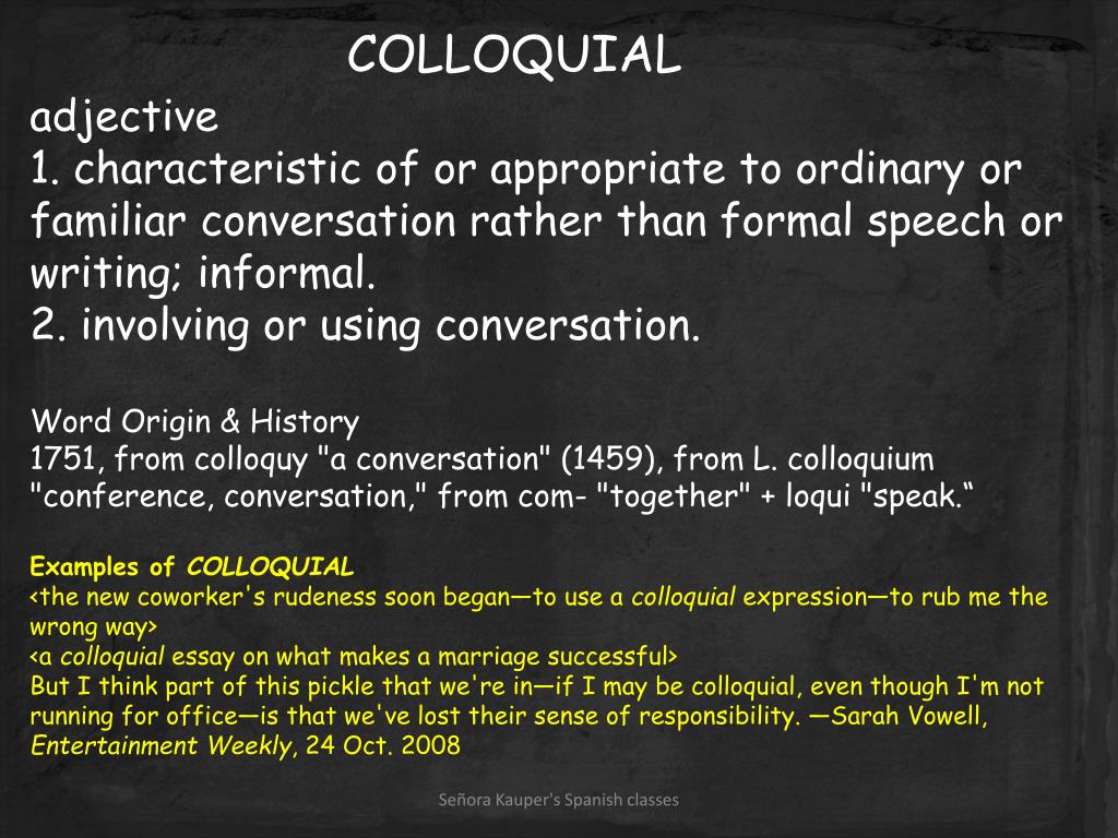 colloquy definition
