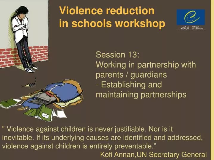 violence reduction in schools workshop n.