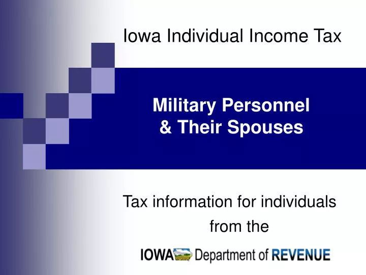 PPT Iowa Individual Tax PowerPoint Presentation, free download