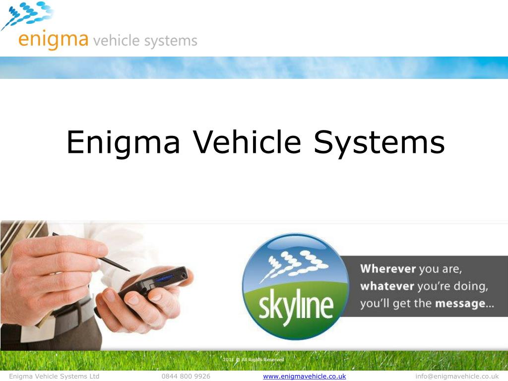 PPT Enigma Vehicle Systems PowerPoint Presentation, free download