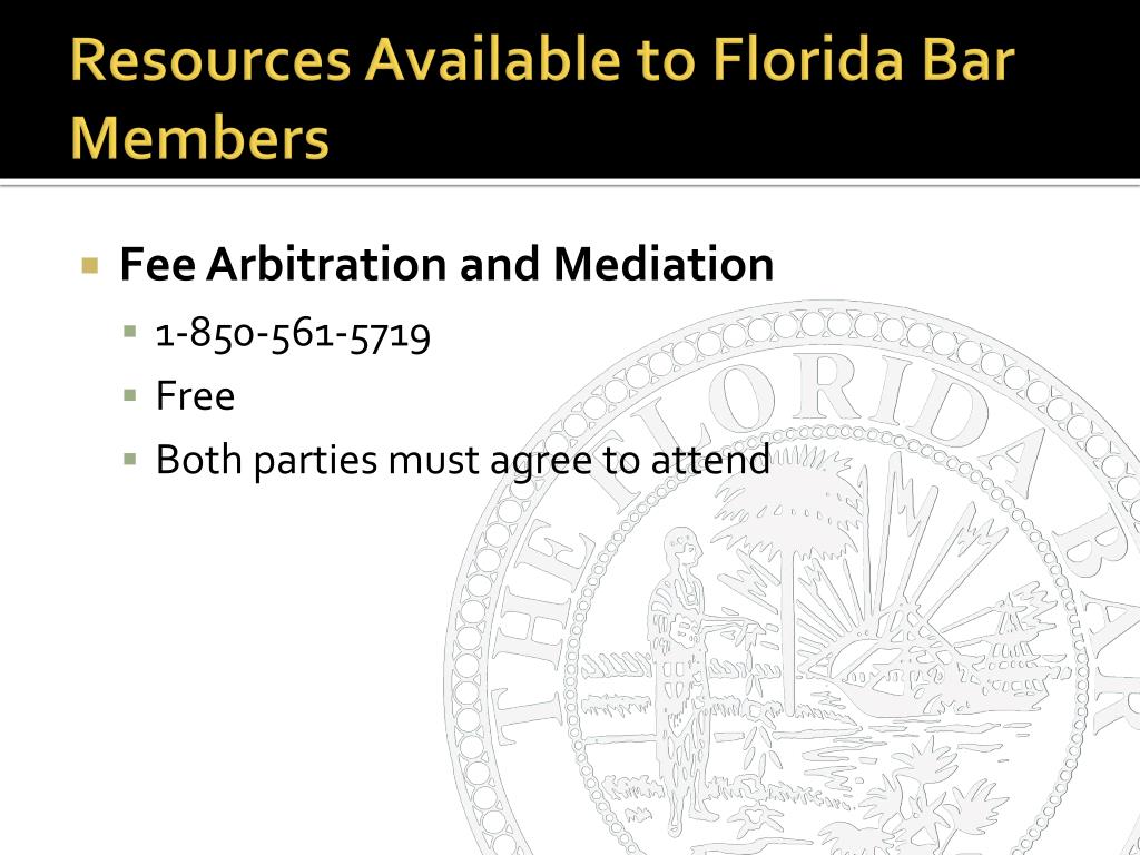PPT Overview of The Florida Bar Discipline System PowerPoint