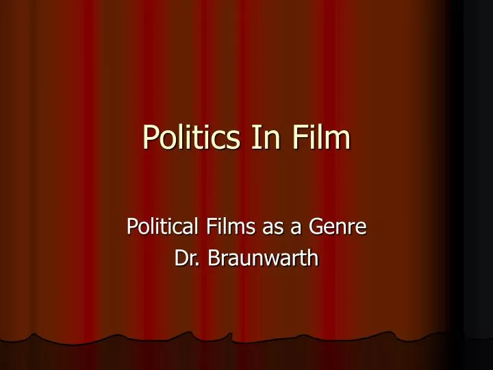 politics in film n.