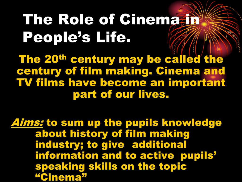 importance of cinema in education