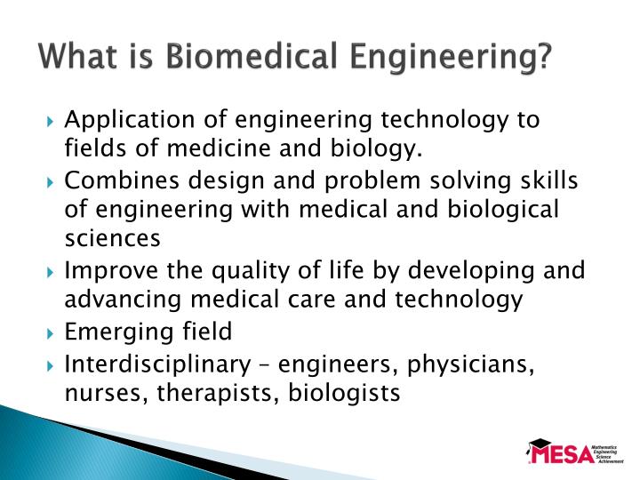 topics for paper presentation in biomedical engineering