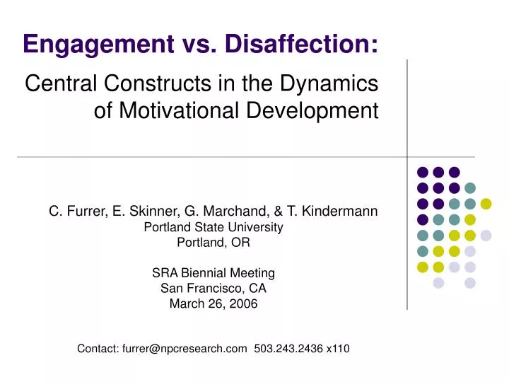 engagement vs disaffection n.