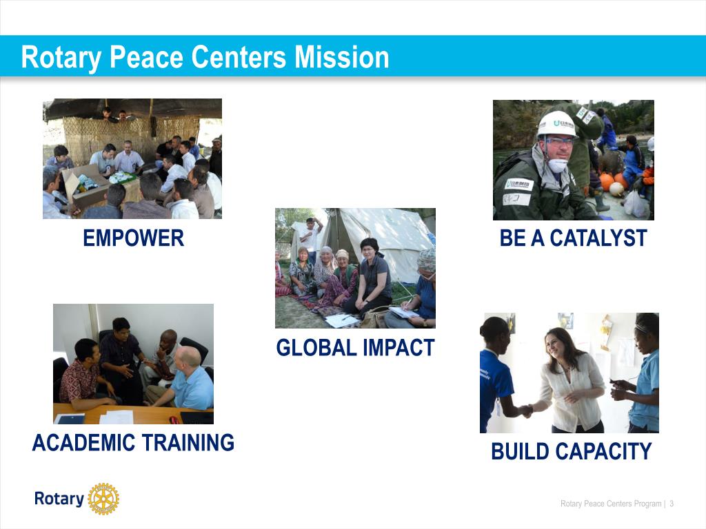 PPT - Rotary Peace Centers: Empowering Global Peacebuilders PowerPoint ...
