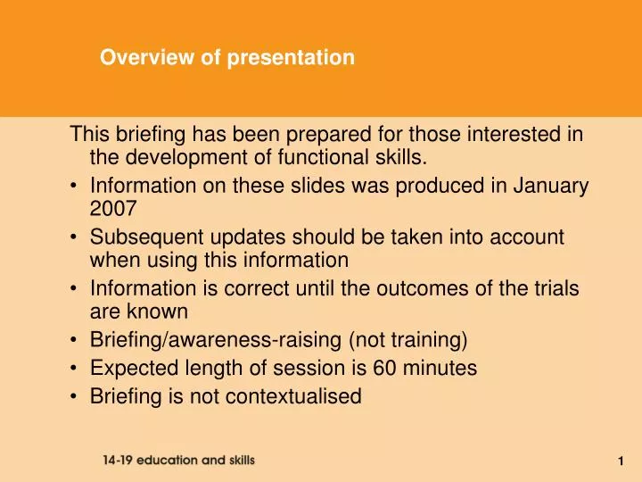 PPT - Overview of presentation PowerPoint Presentation, free download ...