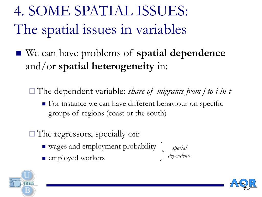 PPT - SPATIAL ISSUES RELATED TO MY RESEARCH: Agglomeration, migrations ...