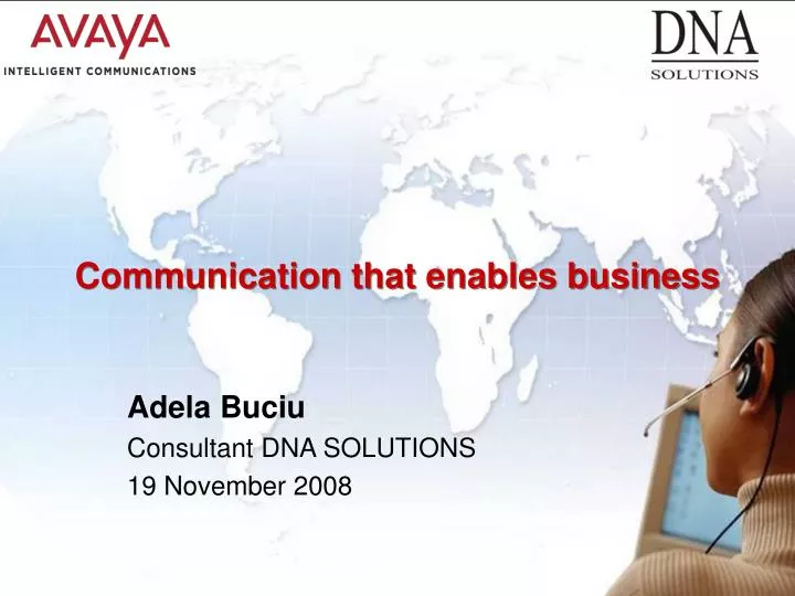 communication that enables business n.