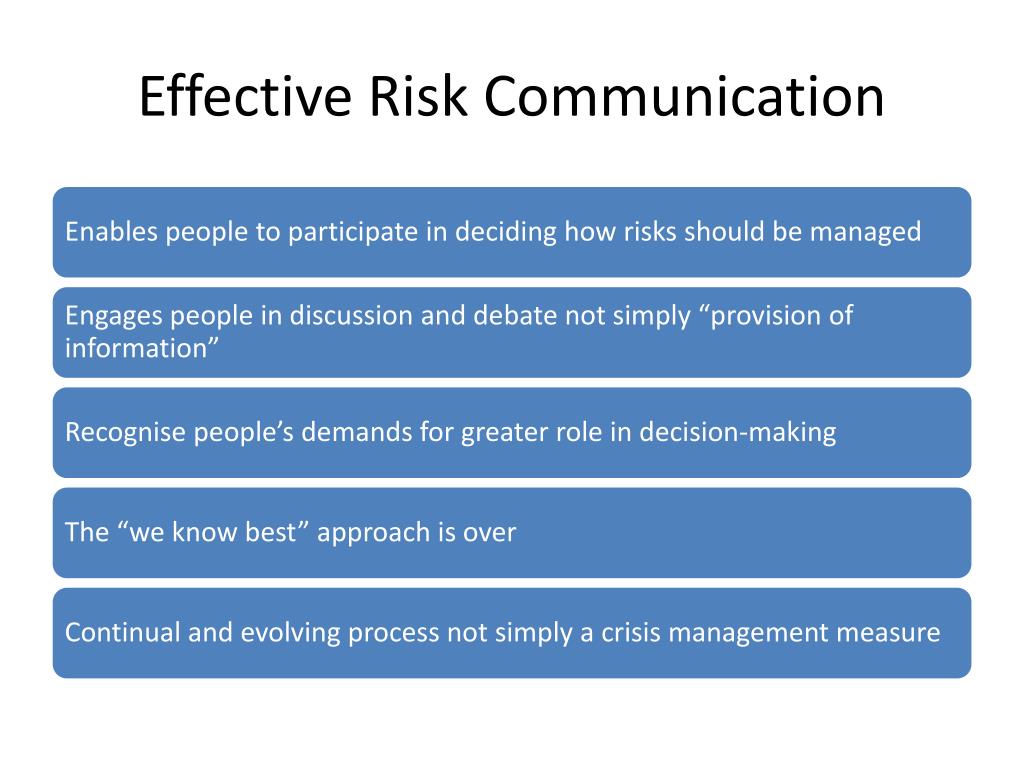 PPT - Risk Communication : Concept and Principles PowerPoint