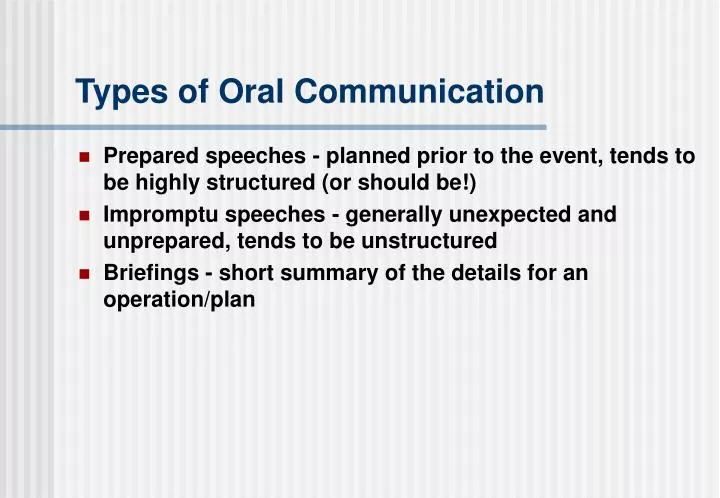 presentation topics for oral communication