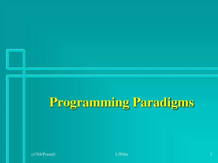 PPT - Programming Paradigms PowerPoint Presentation, free download - ID ...