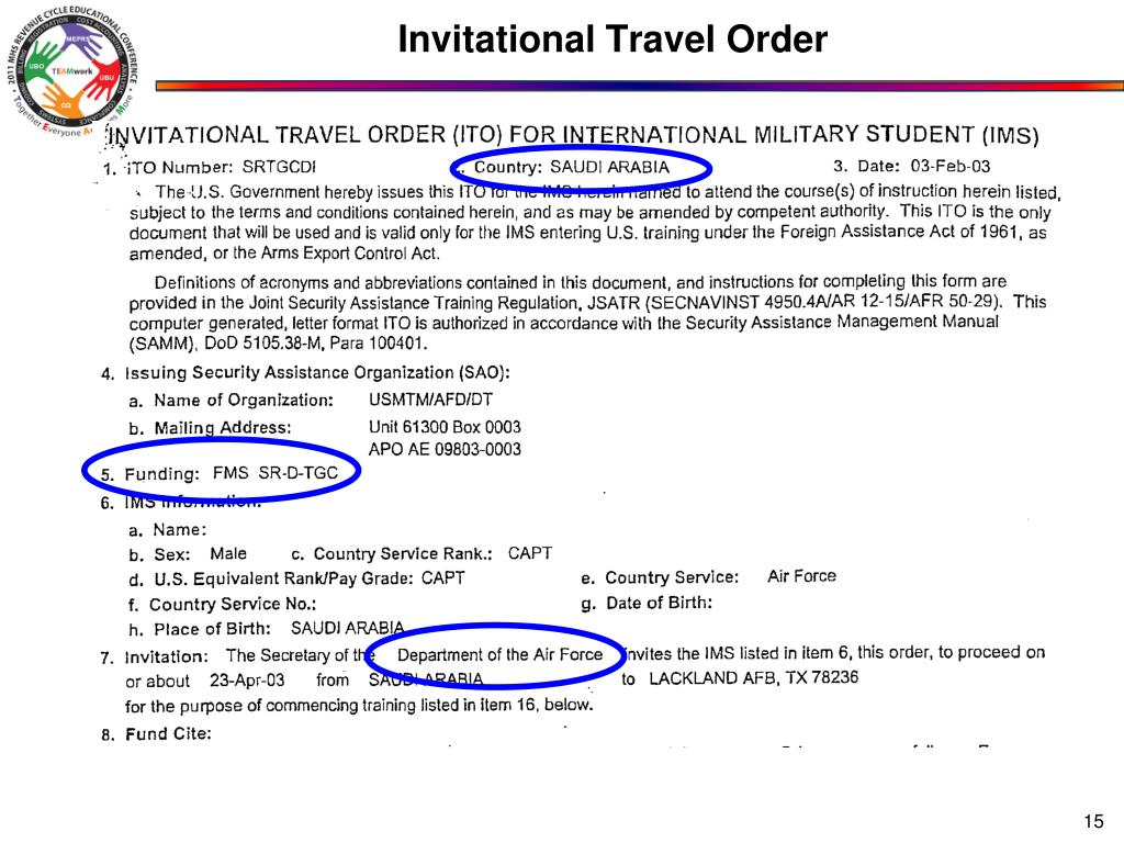 us government travel orders