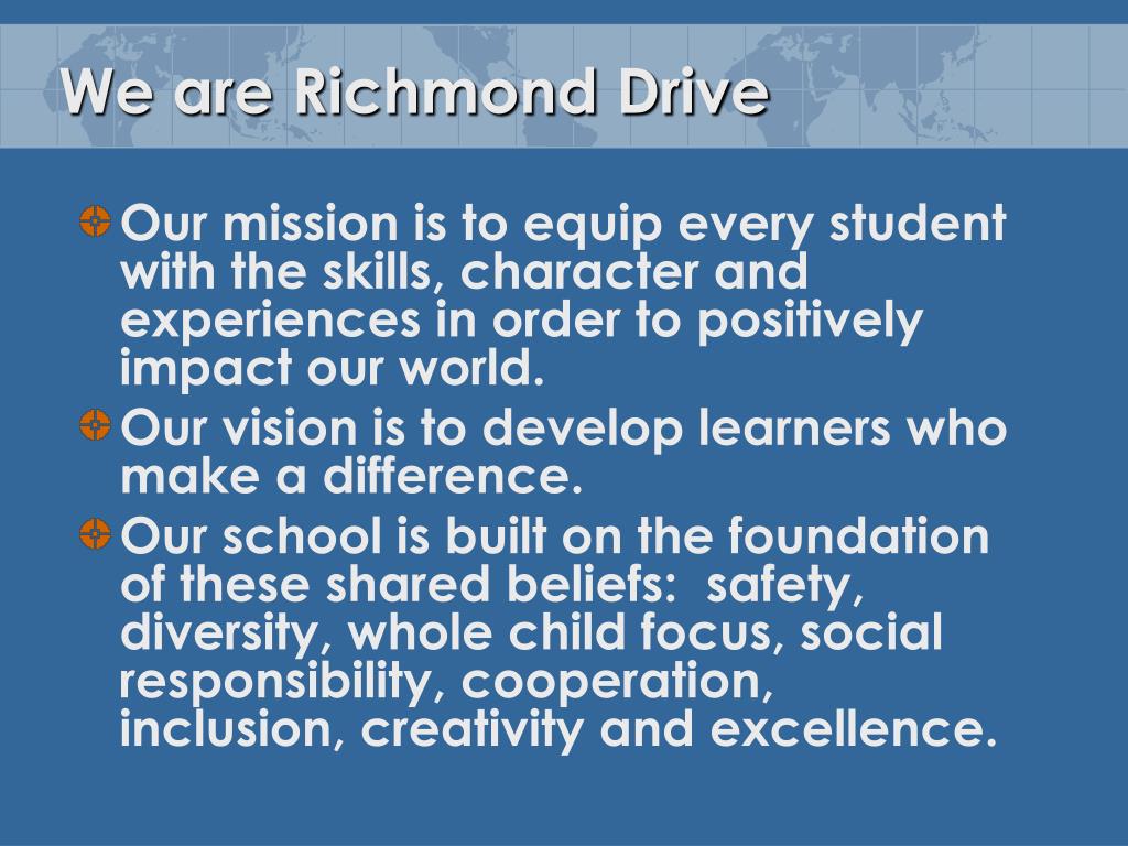 PPT to Richmond Drive!! PowerPoint Presentation, free