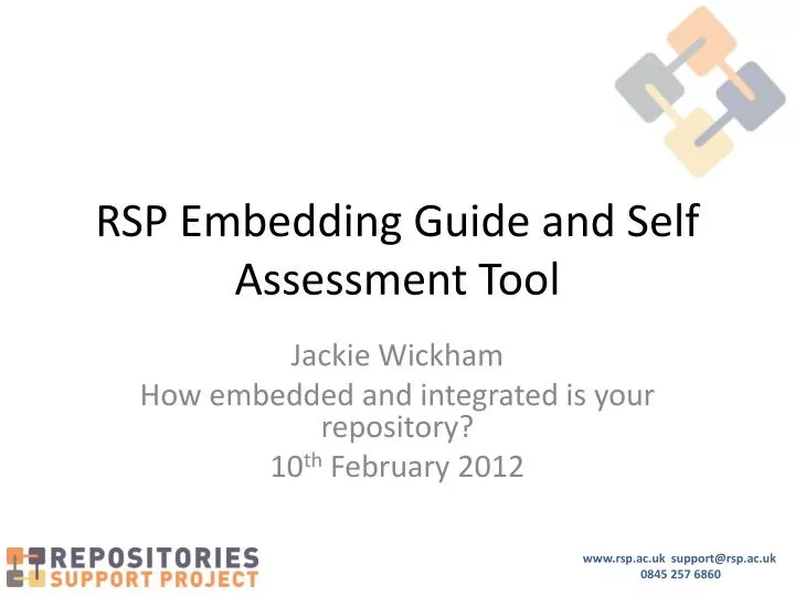 rsp embedding guide and self assessment tool n.