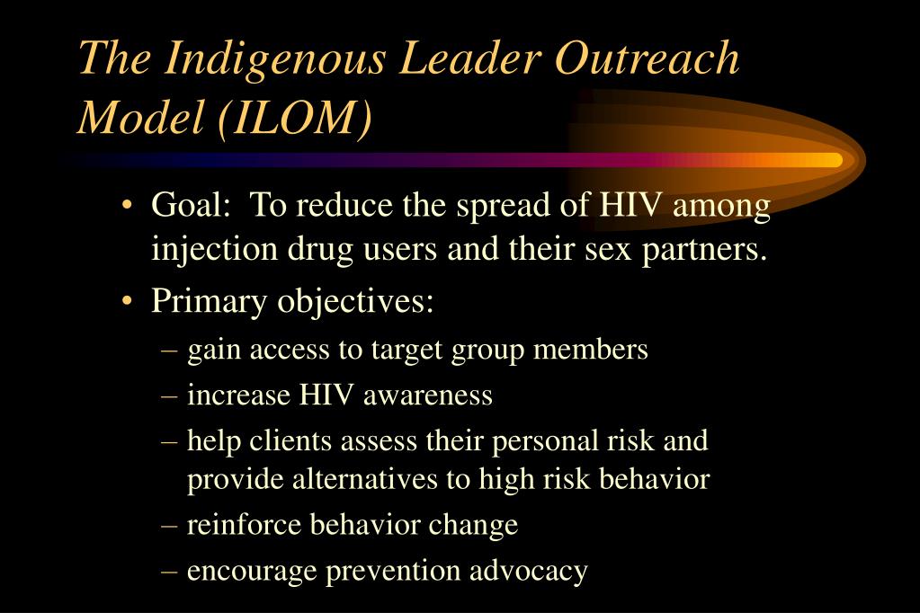 Ilom Model PPT - Preventing HIV Among Drug Injectors: A Review of 18 Years of NIDA ...