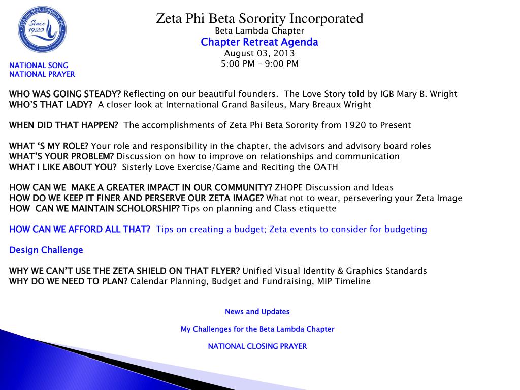 personal statement for zeta phi beta