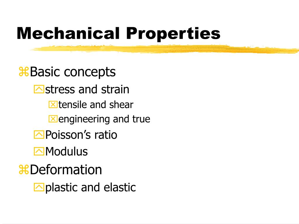 thesis mechanical properties