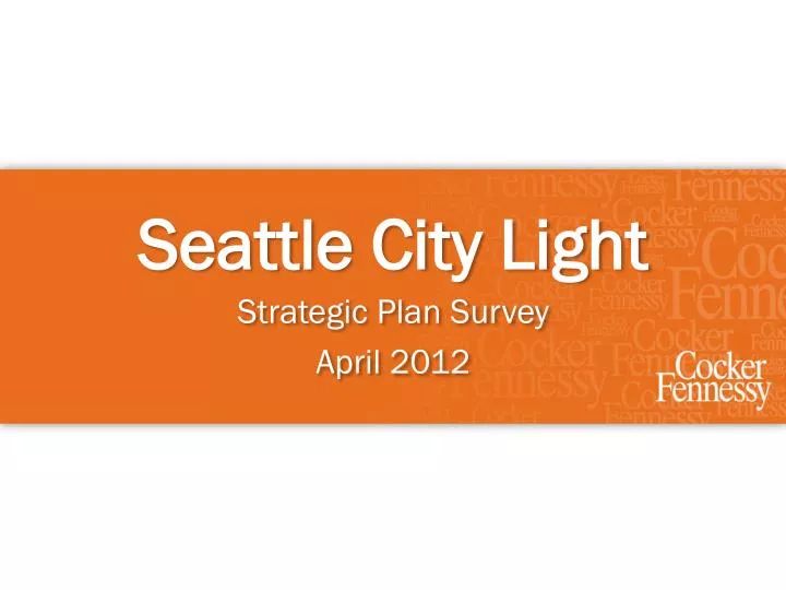 PPT Seattle City Light PowerPoint Presentation, free download ID