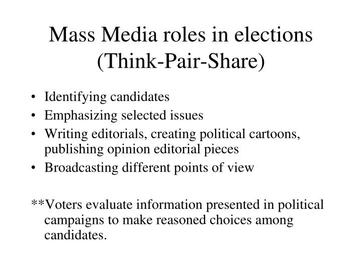 Mass media persuasive speech