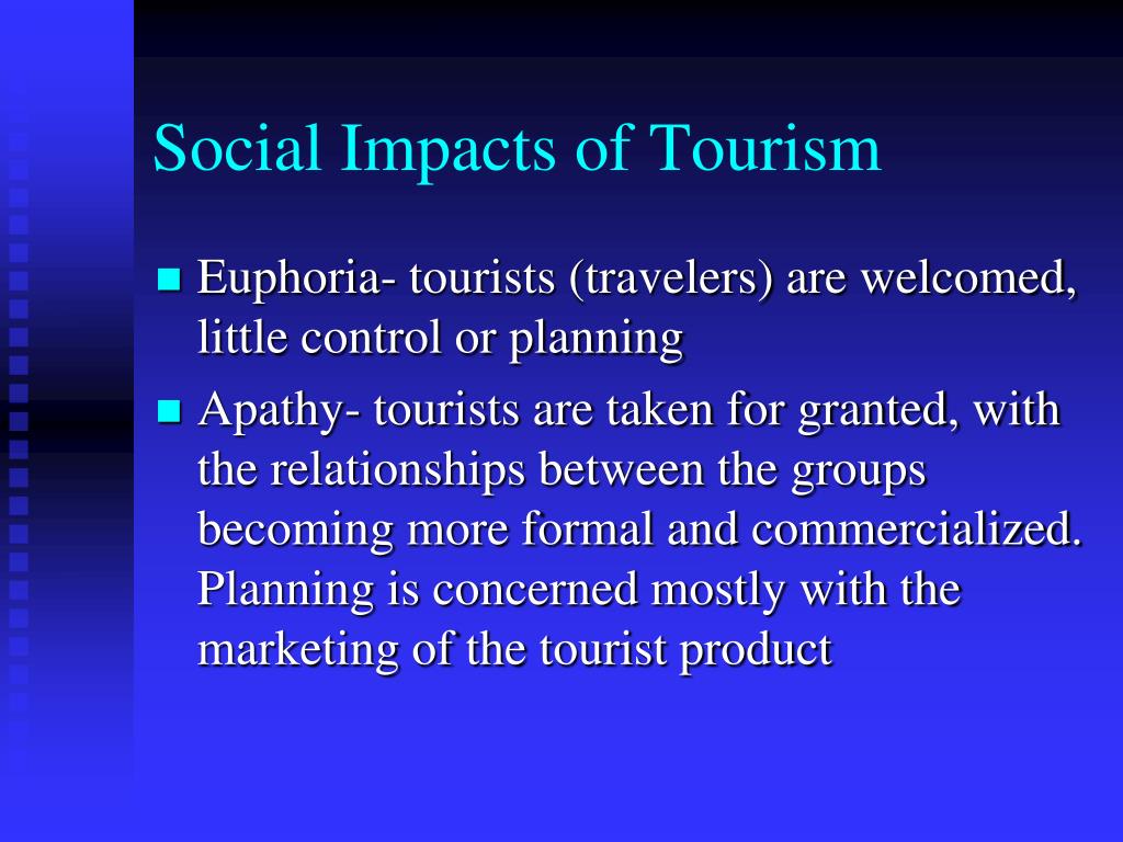 3 social impacts of tourism