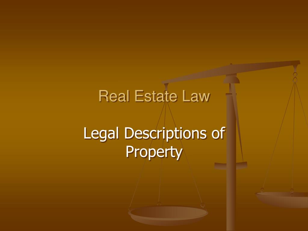 real estate law presentation topics