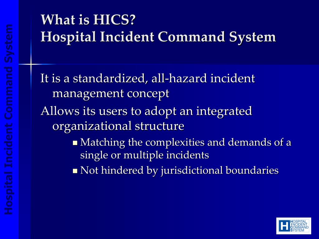 hospital incident command system