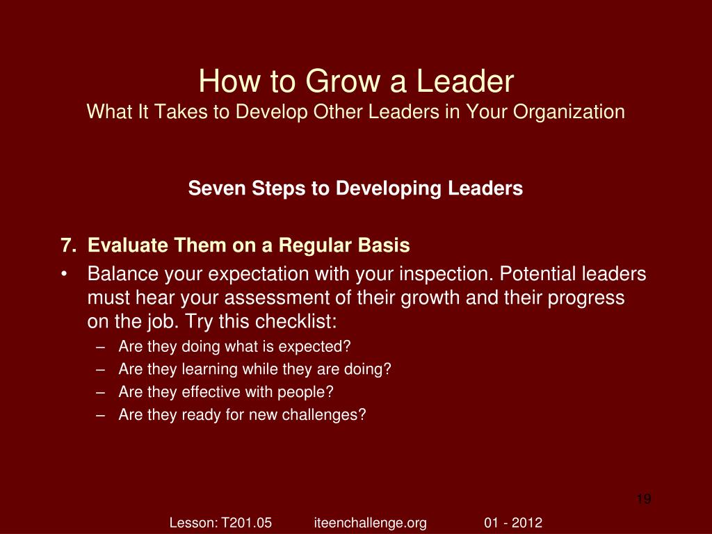 How To Grow And Develop As A Leader PPT - How to Grow a Leader What It Takes to Develop Other Leaders in