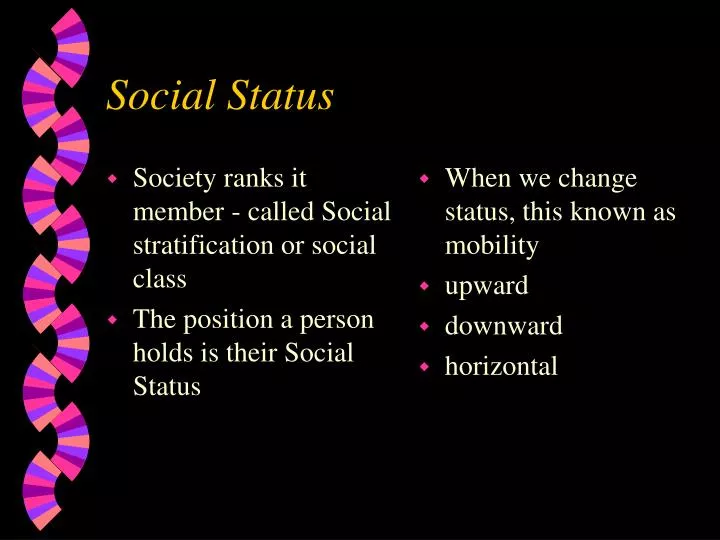 social status