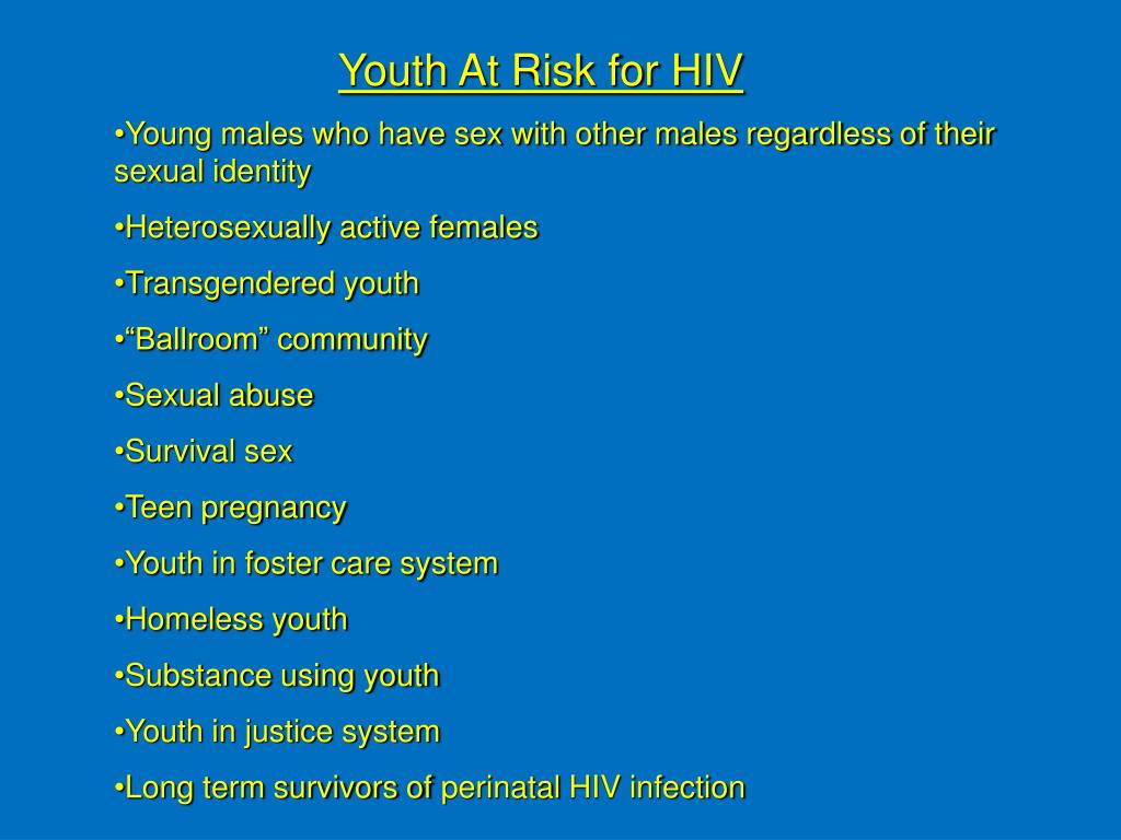 PPT - “HIV/AIDS: Adolescents and Youth” PowerPoint Presentation, free ...