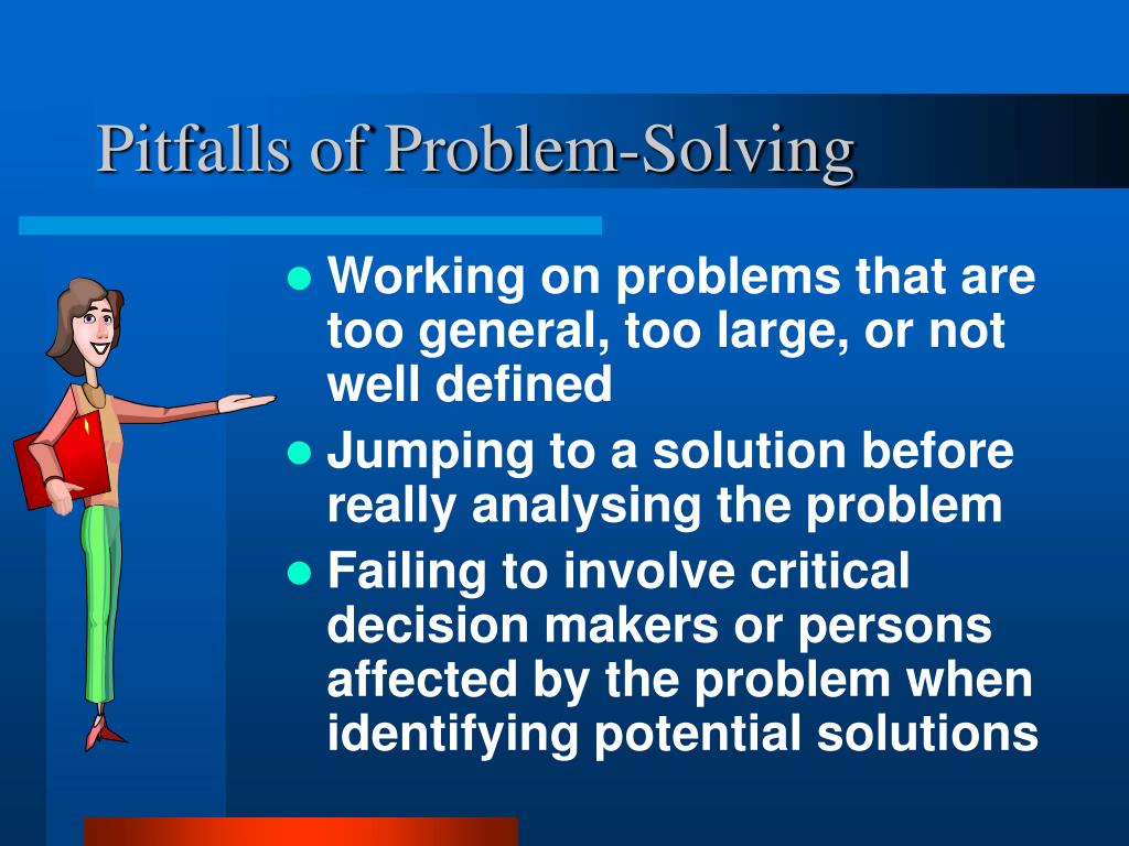 pitfalls to problem solving psychology